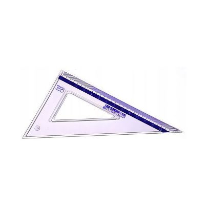 Ekierka Memobe Przezroczysta 60 Stopni 16 cm Polistyren