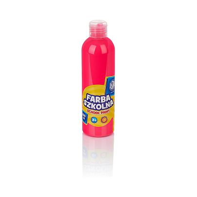 Farba Plakatowa Fluorescencyjna Różowa Astra 250 ml