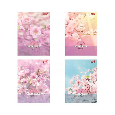 Zeszyt A5 60 Kartek Kratka 70g/m2 Laminowany Floral Beauty UNIPAP