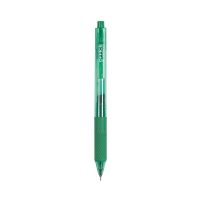 Długopis automatyczny żelowy OFFICE PRODUCTS 0,25 mm zielony 1200 m linii