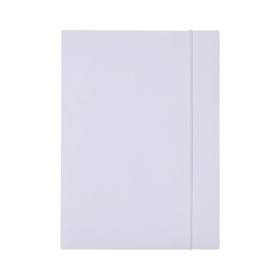 Teczka z gumką kartonowa OFFICE PRODUCTS Budget A4 250gsm biała 3-skrzydłowa