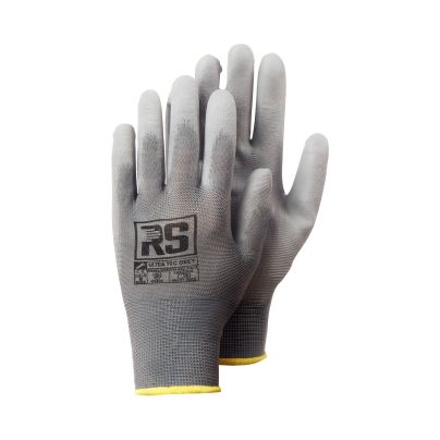 Rękawice dziane RS ULTRA TEC GREY rozmiar 8 szare ochronne