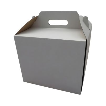 Pudełko cukiernicze kartonowe z uchwytem kwadratowe 30 x 30 x 25 cm 10 sztuk