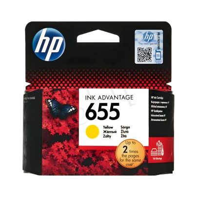 Oryginalny Tusz HP 655 Yellow (CZ112AE) do DeskJet Ink Advantage 3525