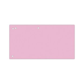 Przekładki kartonowe OFFICE PRODUCTS 1/3 A4 240x105mm 100 szt. różowe