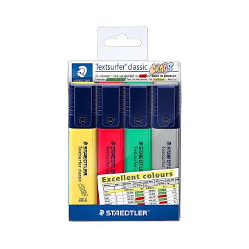 Zakreślacz Staedtler Textsurfer Classic excellent 4 kolory