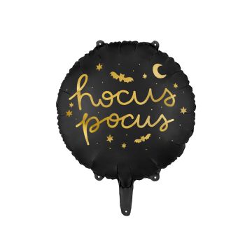Balon foliowy Hocus Pocus, czarny, 45 cm