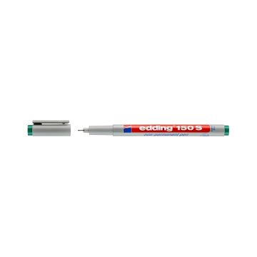 Foliopis zmywalny Edding E-150 S, końcówka 0,3 mm, zielony atrament