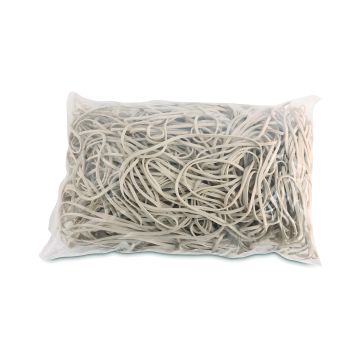 Gumki recepturki OFFICE PRODUCTS średnica 140mm grubość 1,5x4mm 60% kauczuku 1000g zgrzewka białe
