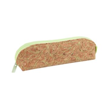 Piórnik kosmetyczka ECONOVO korkowy naturalny 20x5x6 cm na akcesoria biurowe i eventowe