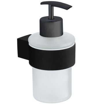 Dozownik do mydła w płynie ścienny Faneco SYDNEY BLACK 170ml