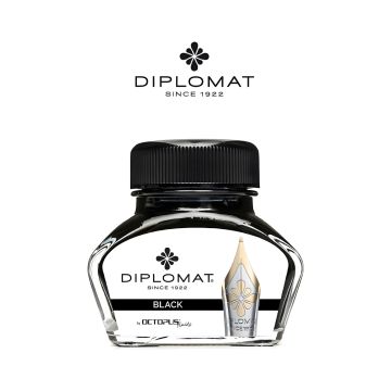 Atrament do piór wiecznych DIPLOMAT w kałamarzu 30 ml czarny