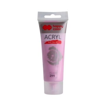 Farba akrylowa metaliczna różowy metalik 75 ml