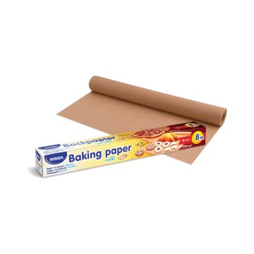 Papier do pieczenia w rolce kraft brązowy szerokość 38 cm długość 8 mb 1 sztuka