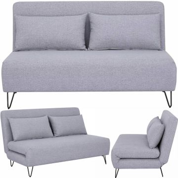Sofa rozkładana szara z funkcją spania Zenia Signal