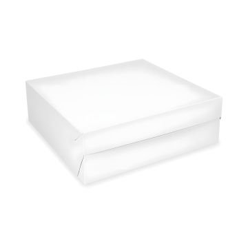 Pudełka kartonowe na tort 18 x 18 x 9 cm białe 50 sztuk