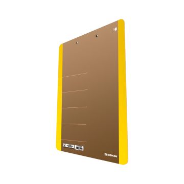 Clipboard DONAU Life kartonowy A4 z klipsem żółty