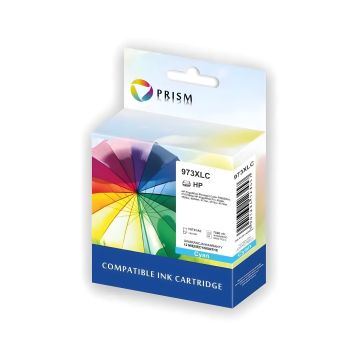 Tusz regenerowany PRISM HP 973X F6T81AE Cyjan 105ml 7500 stron z chipem anti-upgrade