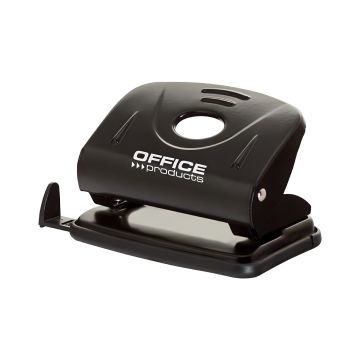 Dziurkacz biurowy OFFICE PRODUCTS do 25 kartek formatu A4 metalowy mechanizm czarny