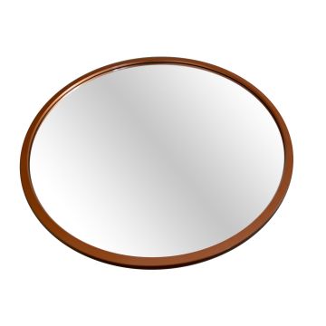 Lustro łazienkowe ścienne Faneco Scandi miedziane 800 x 800 mm