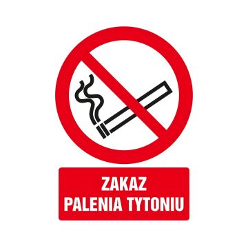 Znak BHP Zamykać drzwi przeciwpożarowe kierunek ewakuacji w lewo 105x148 mm PCV