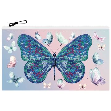 Piórnik Diamond Dotz Butterfly Days zestaw kreatywny do wyklejania mozaiki