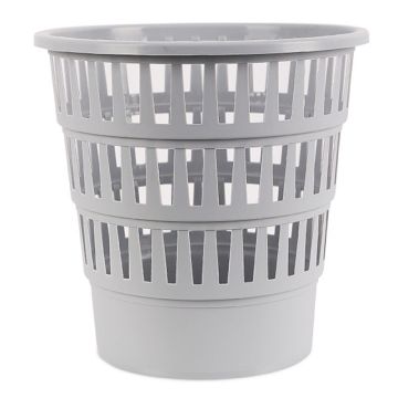 Kosz Na Śmieci Office Products, Ażurowy, 16L, Szary