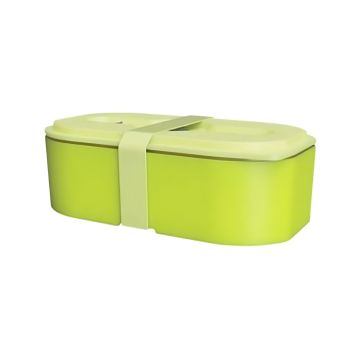 Lunch Box z elastyczną opaską zielony