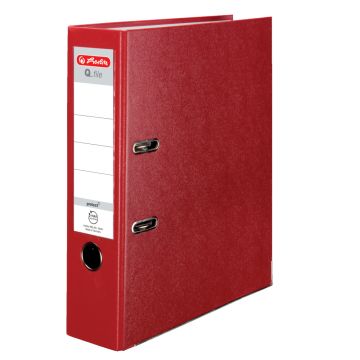 Segregator Herlitz A4 8cm Q.file czerwony