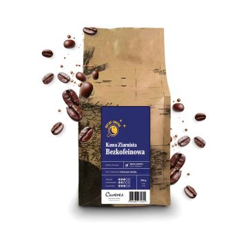 Kawa bezkofeinowa ziarnista Caveres Brazylia 100% Arabica 250 g