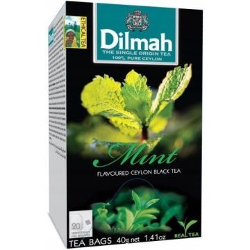 Herbata Czarna Dilmah z Aromatem Mięty 20 Torebek 30 g