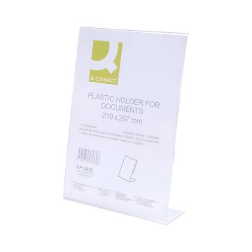 Podstawka z plexi Q-CONNECT, A4, transparentna