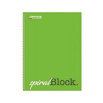 Kołonotatnik Office Products A4 w kratkę 80 kartek 70 gsm perforowany