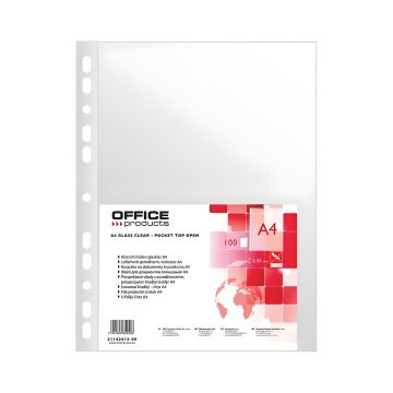 Koszulki na dokumenty Office Products polipropylenowe krystal A4 50 mikronów 100 szt.