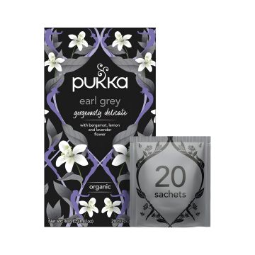 Herbata PUKKA Gorgeous Earl Grey w kopertach 20 sztuk earl grey premium jakość