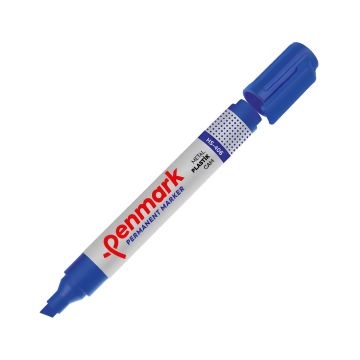 Marker permanentny z końcówką ściętą Penmark niebieski