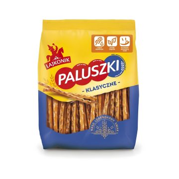 Paluszki słone LAJKONIK w puszce 300g chrupiące przekąski do biura gastronomii eventów