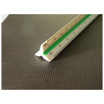 Linijka Trójkątna Skalówka 30 cm 6 Skal 1:100-500 ABS z Etui