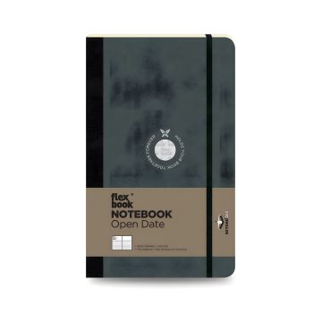 Notatnik Flexbook Open date 13cm x 21cm Medium Czarny