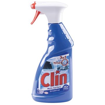 Płyn do mycia szyb i powierzchni wielofunkcyjny CLIN z pompką 500ml
