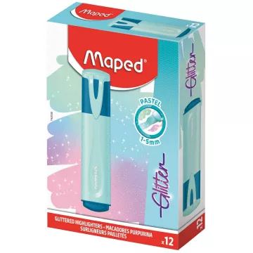 Zakreślacz Glitter Pastel brokatowy szafirowy