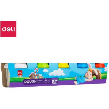Ciastolina DELI EH720-5 Zestaw 5 Kolorów 113 g