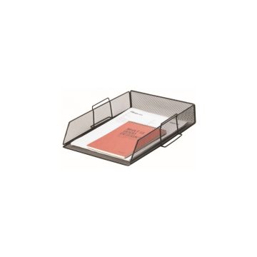Szufladka na biurko Q-CONNECT Office Set metalowa czarna do organizacji dokumentów A4