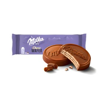 Wafelki z kremem kakaowym Milka Choco Wafer 