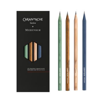 Zestaw ołówków CARAN D'ACHE Les Crayons De La Maison edycja 10 4 sztuki