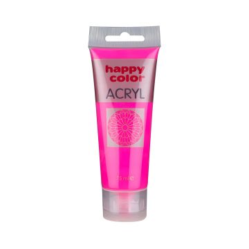 Farba akrylowa fluorescencyjna różowa 75 ml
