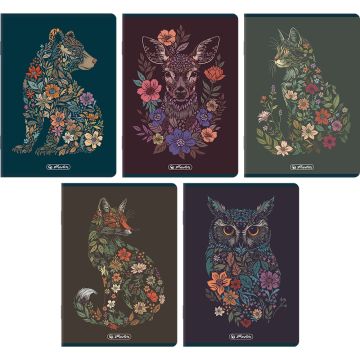Zeszyt A5 32 kartki linia z marginesem FLORIMALS