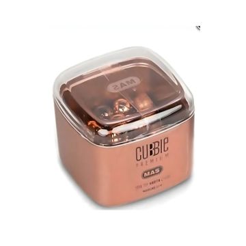 Pinezki MAS Cubbie PREMIUM, serce, różowe złoto, 20 sztuk w opakowaniu