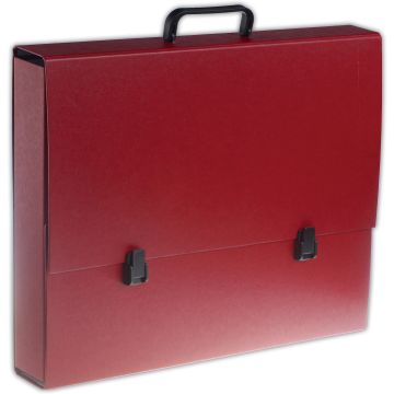 Teczka z rączką A3 5.5cm bordowa TT5412 TADEO