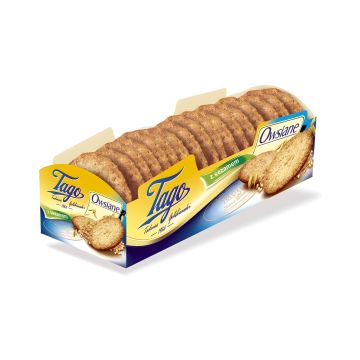 Ciastka owsiane z sezamem TAGO 185g - Chrupiące herbatniki owsiane z prażonym sezamem dla gastronomii
